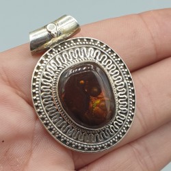 925 Sterling zilveren hanger met Vuuragaat