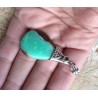 Zilveren edelsteen hanger Boulder Chrysopraas en Peridot