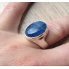 Zilveren edelsteen ring met Kyaniet ring maat 17.5 mm