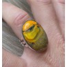 Zilveren ring met ovale Eclipse steen ring maat 16.5 mm