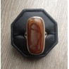 Zilveren ring rechthoekige Noreena Jaspis maat 17.3 mm
