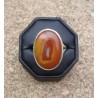 Zilveren ring met brede ovale Noreena Jaspis 20 mm