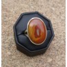 Zilveren ring met brede ovale Noreena Jaspis 20 mm