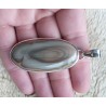 Zilveren hanger gezet met grote ovale Imperial Jaspis