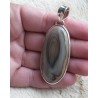 Zilveren hanger gezet met grote ovale Imperial Jaspis