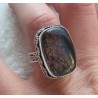 Zilveren ring met Toermalijnkwarts bewerkte setting 18 mm