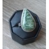 Zilveren ring gezet met Seraphiniet ring maat 17.7 mm