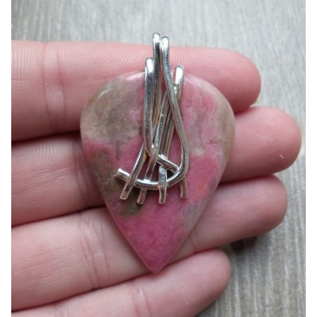 Zilveren hanger gezet met Helviet