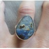 Zilveren ring gezet met Boulder Opaal maat 18 mm
