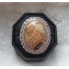 Zilveren ring met Poppy Jaspis ( Stromatoliet Fossiel ) 18 mm