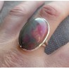 Zilveren ring gezet met Helviet ring maat 19.5 mm