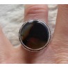 Zilveren ring ronde Montana Agaat in bewerkte setting 17.5 mm