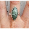 Zilveren ring met marquise Seraphiniet 18.5 mm