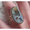 Zilveren ring gezet met Boulder Opaal ring maat 17.3 mm