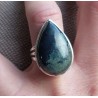 Zilveren ring gezet met Vivianiet ring maat 17.3 mm