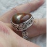 Zilveren ring Noreena Japsis in bewerkte setting 17.3 mm