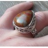 Zilveren ring Noreena Japsis in bewerkte setting 17.3 mm