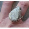 Zilveren ring Laguna Lace Agaat bewerkte setting 18.5