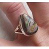 Zilveren ring gezet met Mexicaanse Vuuropaal 17.3 mm