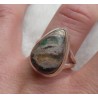 Zilveren ring gezet met Mexicaanse Vuuropaal 17.3 mm