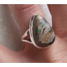 Zilveren ring gezet met Mexicaanse Vuuropaal 17.3 mm