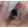 Zilveren ring met Mystic Topaas in bewerkte setting 17.3 mm