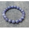 Stretch armband met Tanzaniet kralen