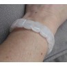 Stretch armband met Rozenkwarts