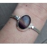 Zilveren armband gezet met Fluoriet