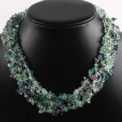 Brede splitketting van Fluoriet