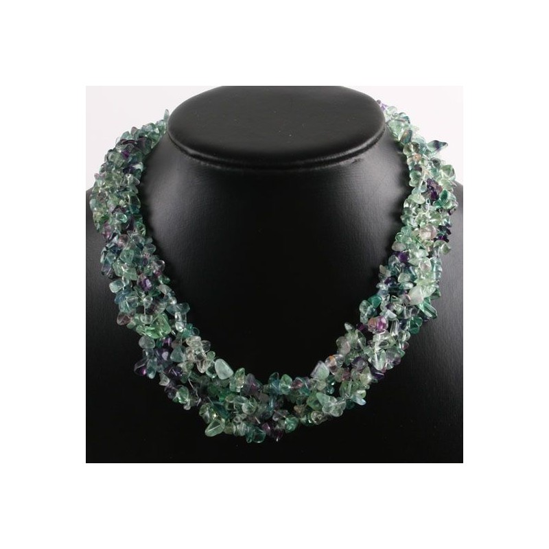 Brede splitketting van Fluoriet