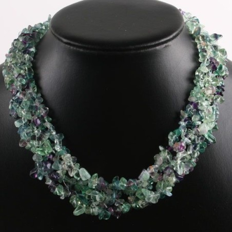 Brede splitketting van Fluoriet