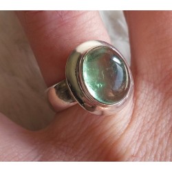 Zilveren ring gezet met Apatiet ring maat 16.5 mm