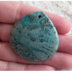 Blauwe luipaard Jaspis Amulet