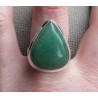 Zilveren ring gezet met Aventurijn ring maat 18 mm