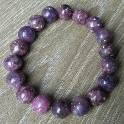 Stretch armband met Lepidoliet