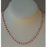 Zilveren ketting met facet geslepen Carneool rondelle