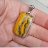Zilveren hanger cabochon Eclipse steen