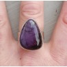 Zilveren ring gezet met Sugiliet 17.7 mm