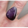 Zilveren ring gezet met Sugiliet 17.7 mm