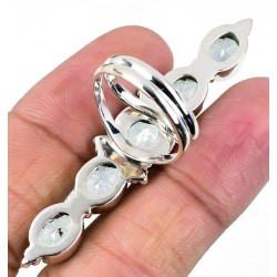 925 Sterling zilveren ring met Mystic Topaas 19 mm