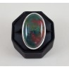 Zilveren ring gezet met ovale Bloedsteen 16.5 mm