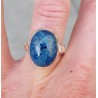 Zilveren ring gezet met ovale Shattuckiet 17 mm