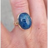 Zilveren ring gezet met ovale Shattuckiet 17 mm