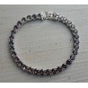Zilveren armband gezet met ronde Mystic Topazen