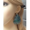 Oorbellen met grote Abalone schelp