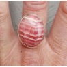 Zilveren ring gezet met Rhodochrosiet 20.5 mm