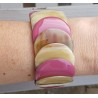 Armband van Buffelhoorn paars gelakt