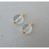Vergulde losse hanger set met Bergkristal