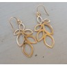 Rosé vergulde oorbellen